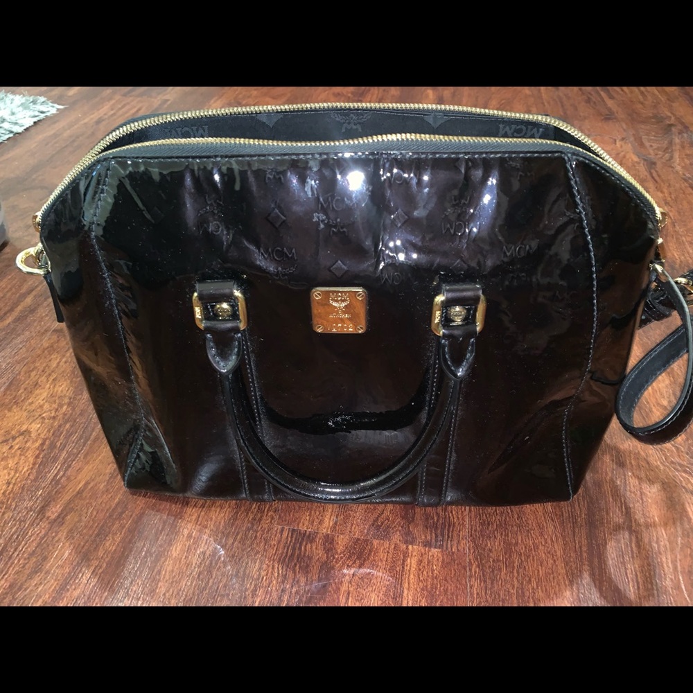 Authentic Mcm Bowler Bag
